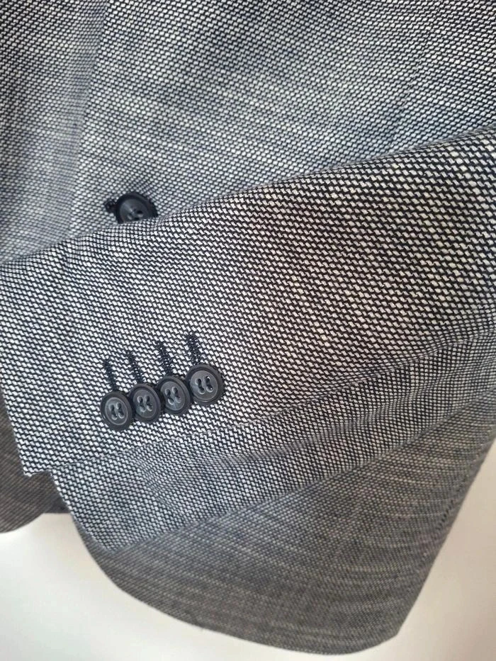 Blazer/chaqueta de traje para hombre azul marino/gris/blanco Armand Thiery - Talla 50 - Nuevo – photo 4